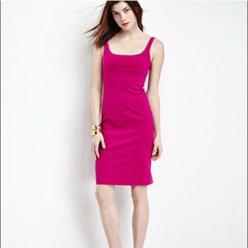 Diane Von Furstenberg Bridget Bodycon Dress Barbiecore Size 10 Nwt